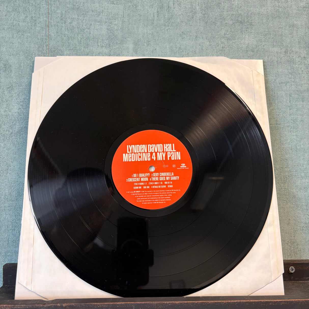 Lynden David Hall - Medicine 4 My Pain Vinyl