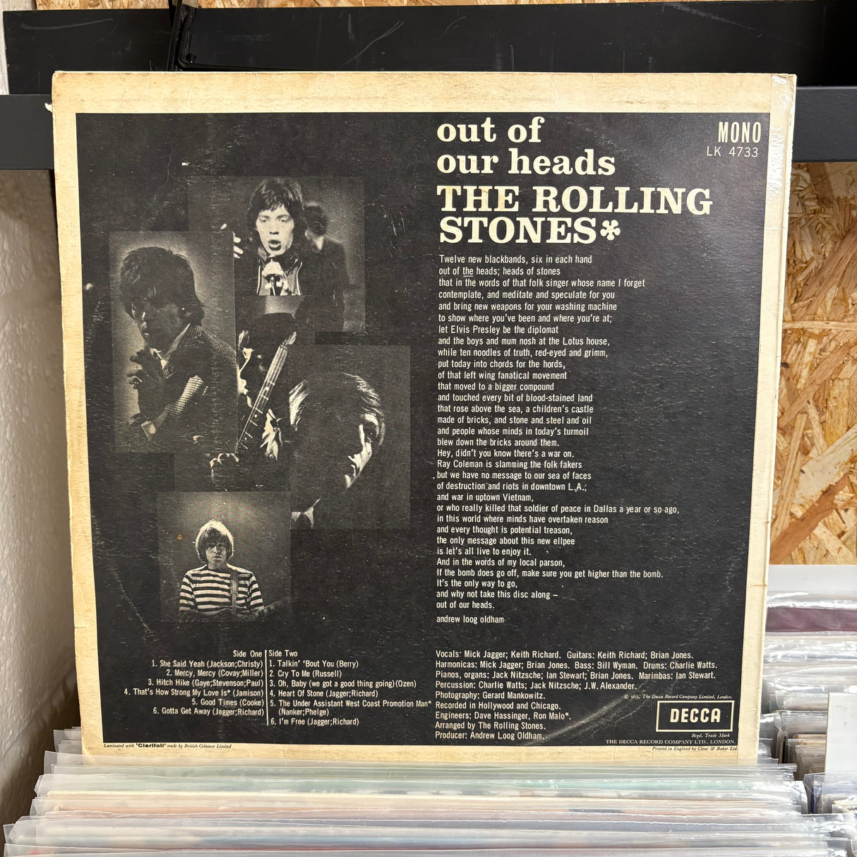 The Rolling Stones - Out Of Our Heads - VINYL