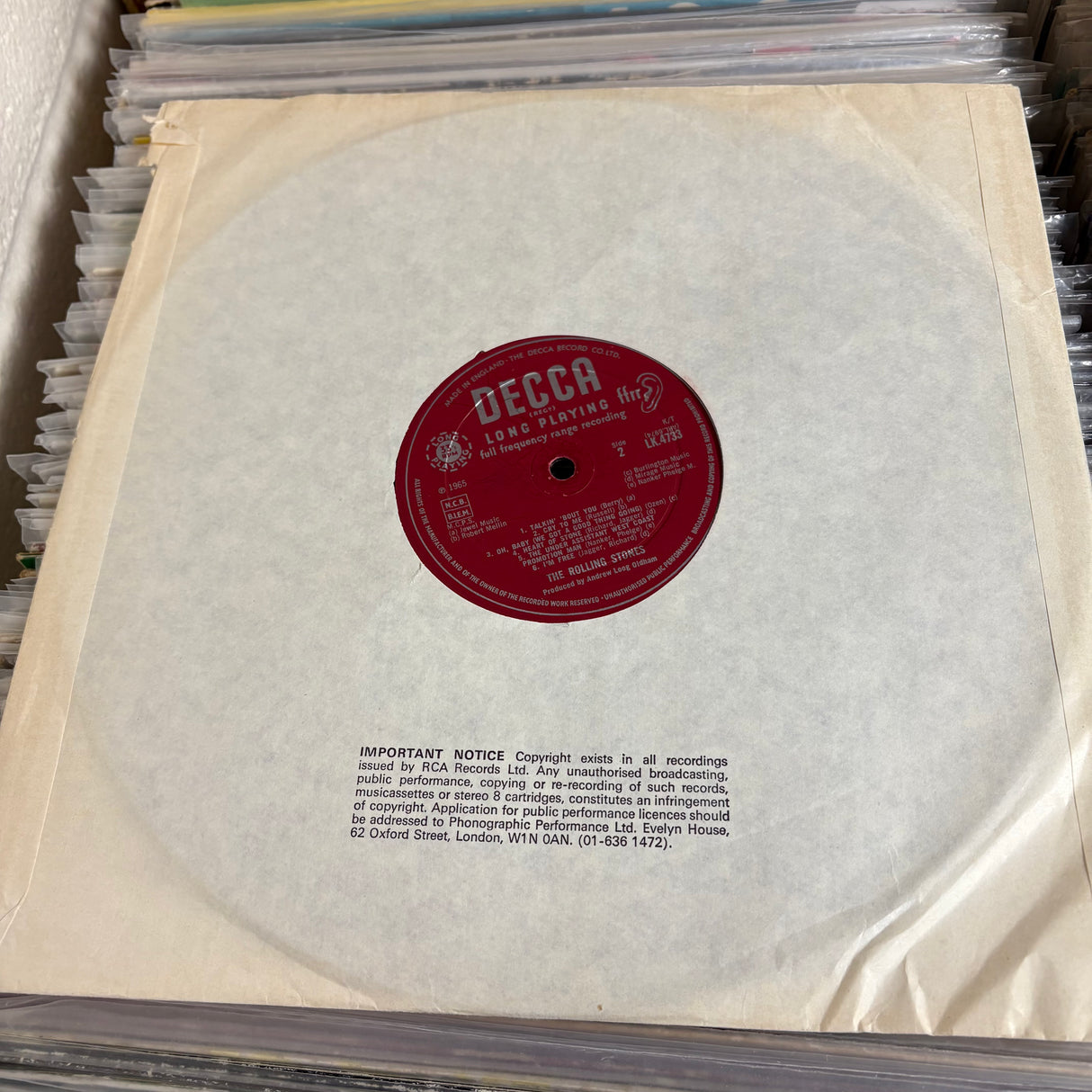 The Rolling Stones - Out Of Our Heads - VINYL