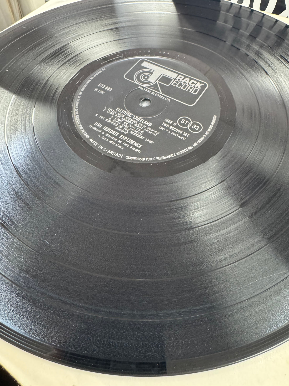 Jimi Hendrix - Electric Ladyland - Track Records - VG++