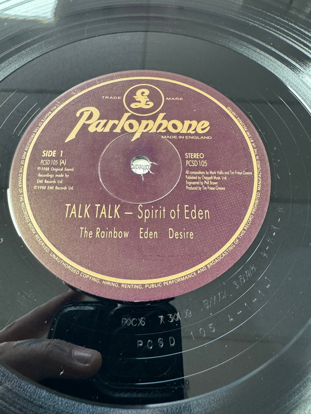 Talk Talk - Sprit of Eden - Original 1988 - Parlophone - EX