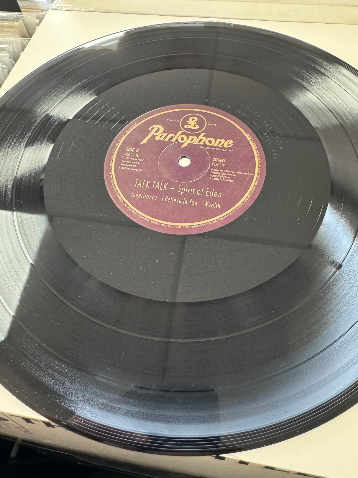 Talk Talk - Sprit of Eden - Original 1988 - Parlophone - EX