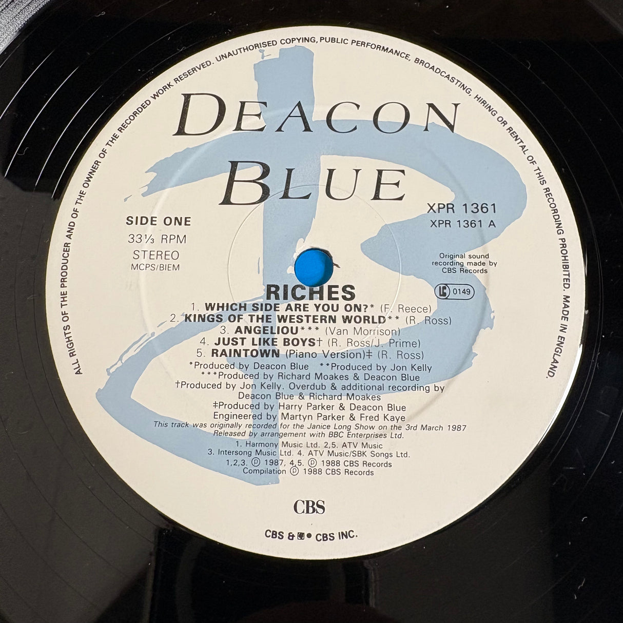 Deacon Blue - Raintown - Ltd Edition - VINYL