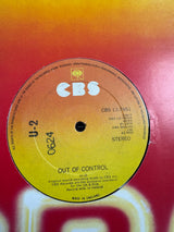 U2 - Out of Control 12 inch - Firat Press - Unnumbered sleeve