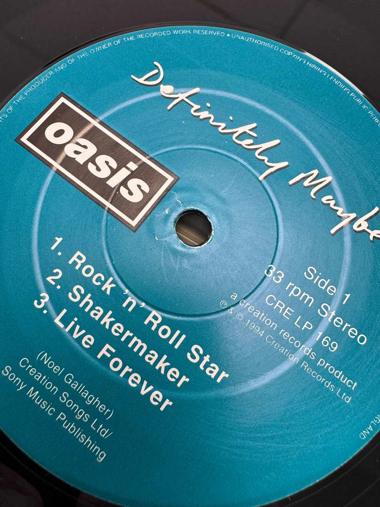Oasis - Definitely Maybe - Original 1994 Creation - EX/NM