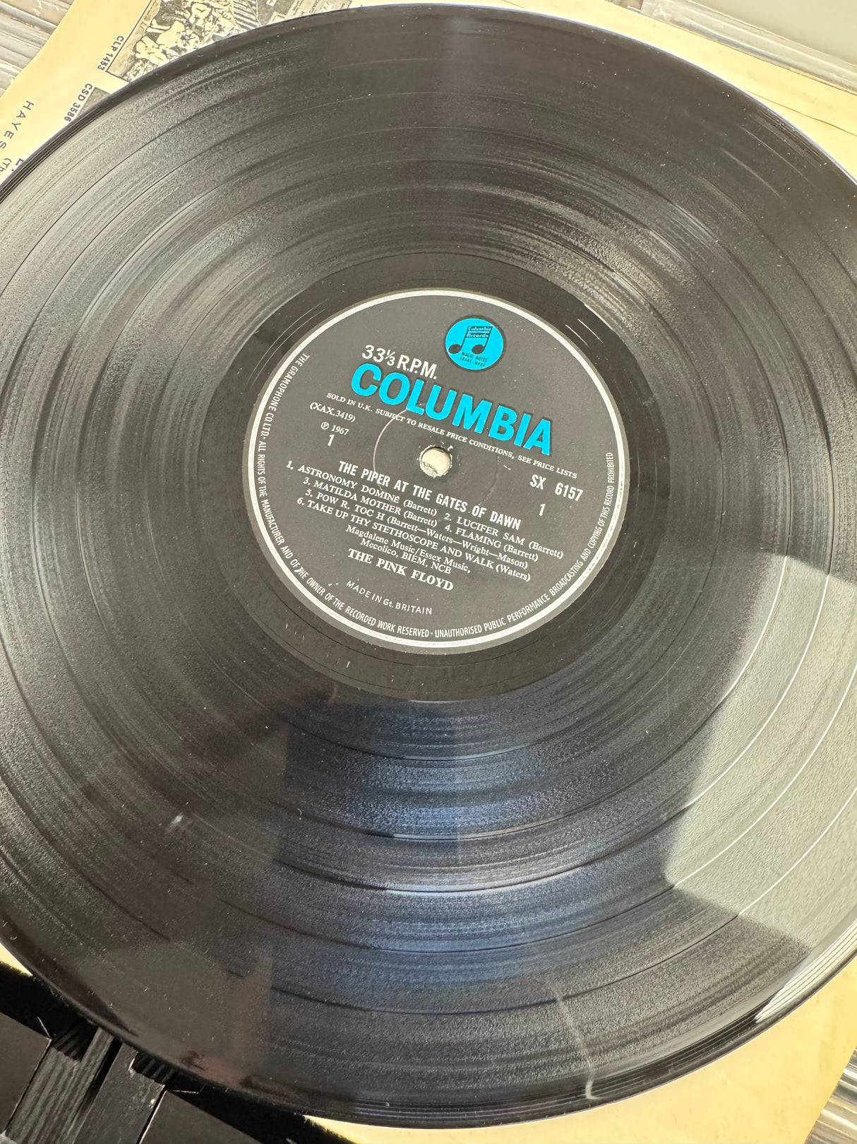 Pink Floyd - Piper at the Gates of Dawn - Original Blue Columbia Mono - VG+/EX