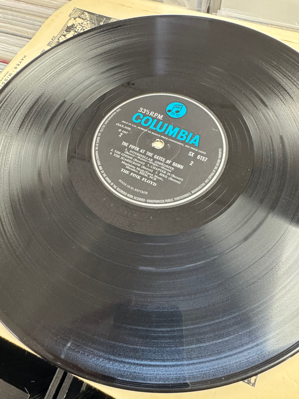 Pink Floyd - Piper at the Gates of Dawn - Original Blue Columbia Mono - VG+/EX