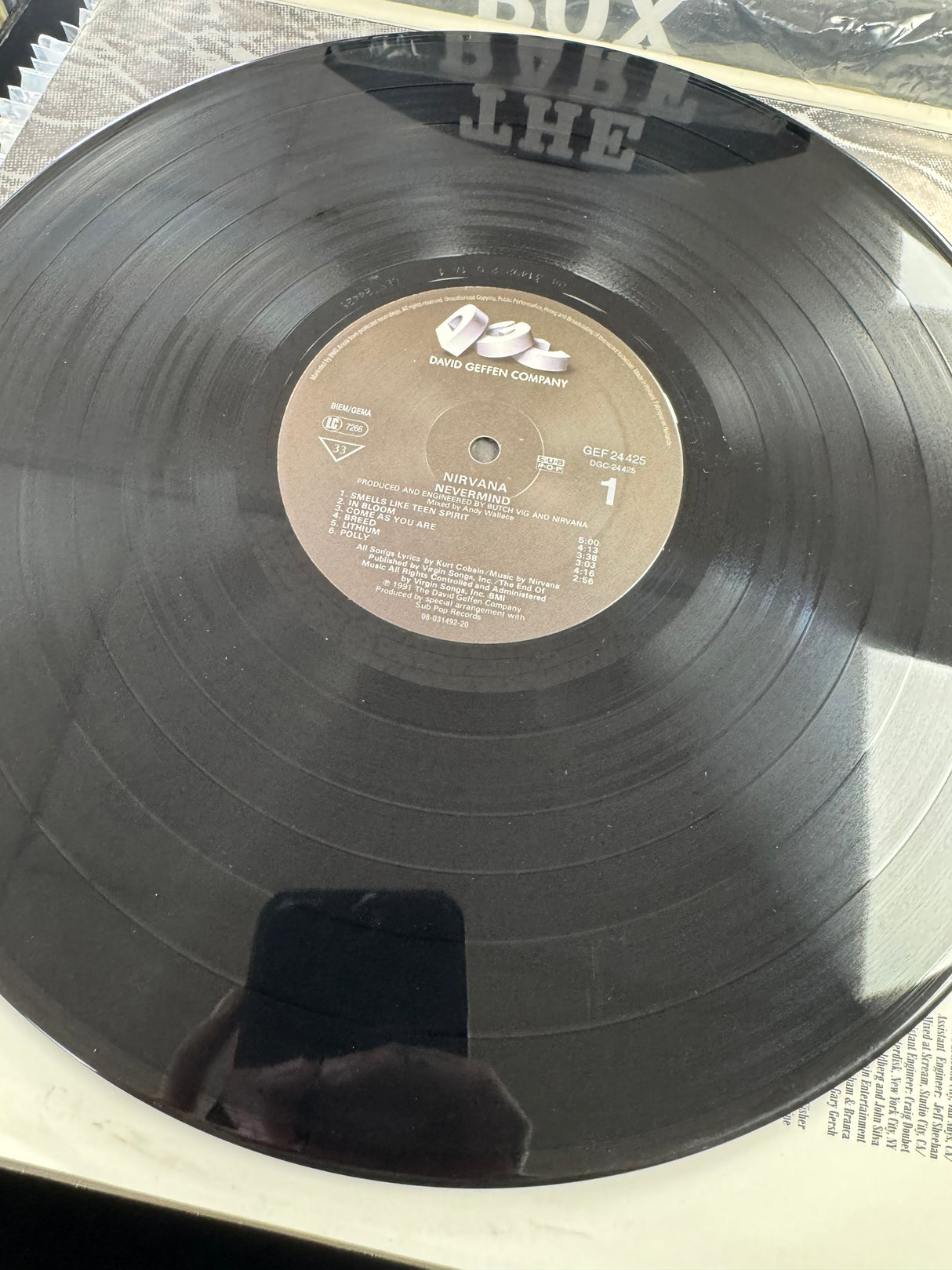 Nirvana - Nevermind - Original 1991 - EX