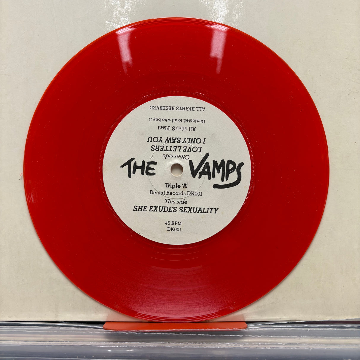 The Vamps - Triple 'A' EP - Red Vinyl - 7 inch Single - VINYL