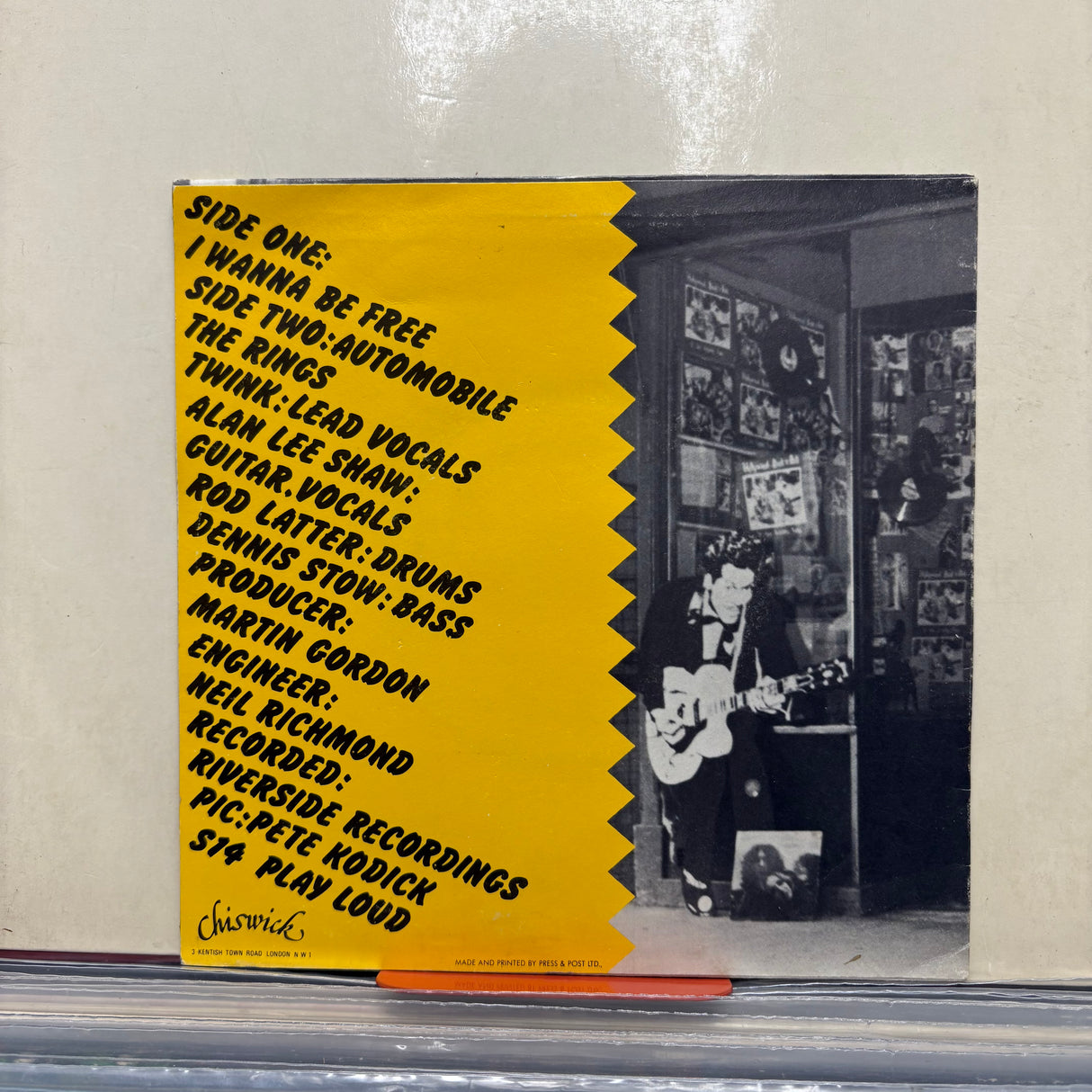 The Rings - I Wanna Be Free - 7 inch Single - VINYL