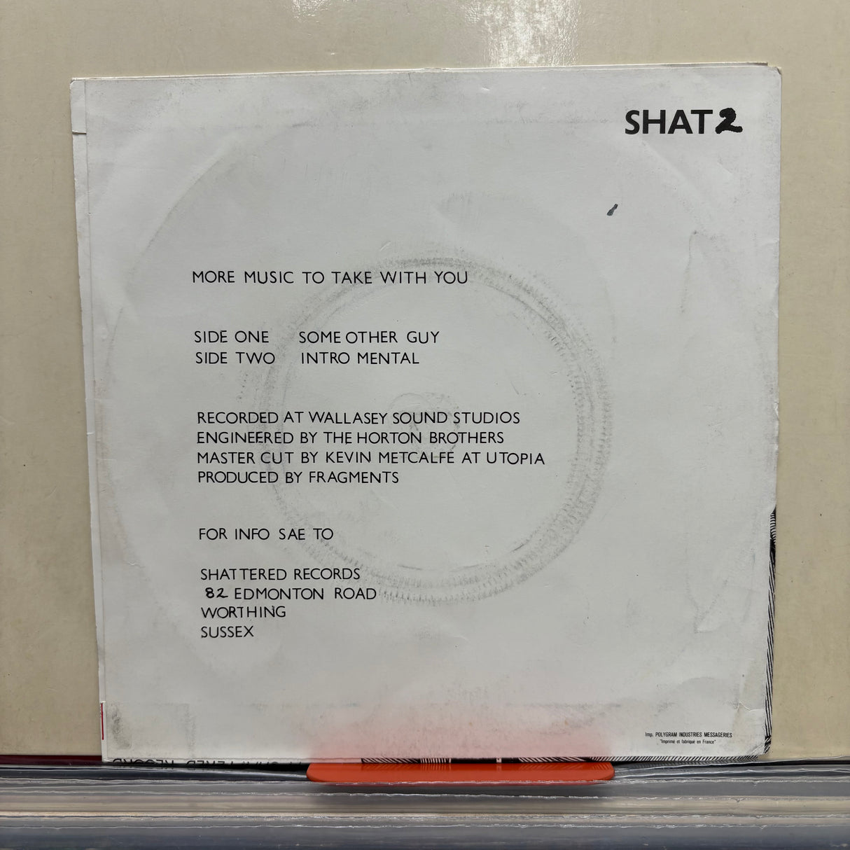 Fragments - Some Other Guy - 7 inch Single - VINYL