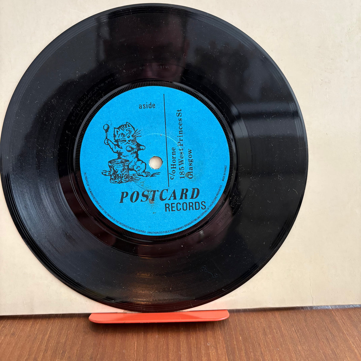 Orange Juice - Love Sick/Blue Boy - Hand Coloured Sleeve - With Flexi Disc - 7 inch Single - VINYL