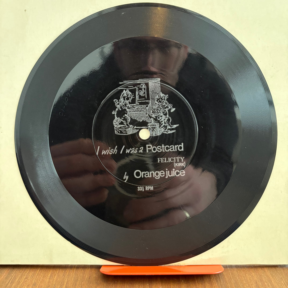 Orange Juice - Love Sick/Blue Boy - Hand Coloured Sleeve - With Flexi Disc - 7 inch Single - VINYL