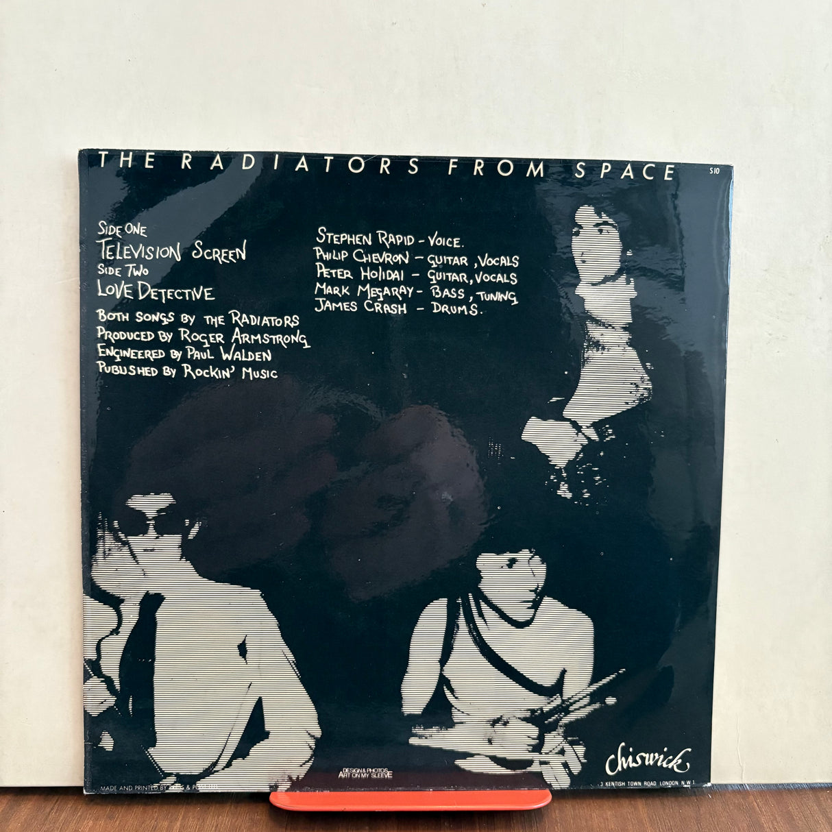 The Radiators From Space - Television Screen - 7 inch Single - VINYL