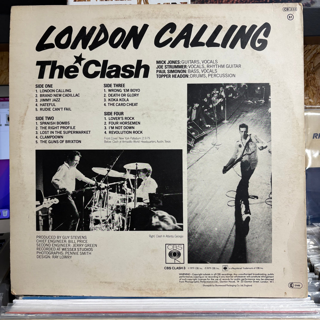 The Clash - London Calling - First Press - VINYL