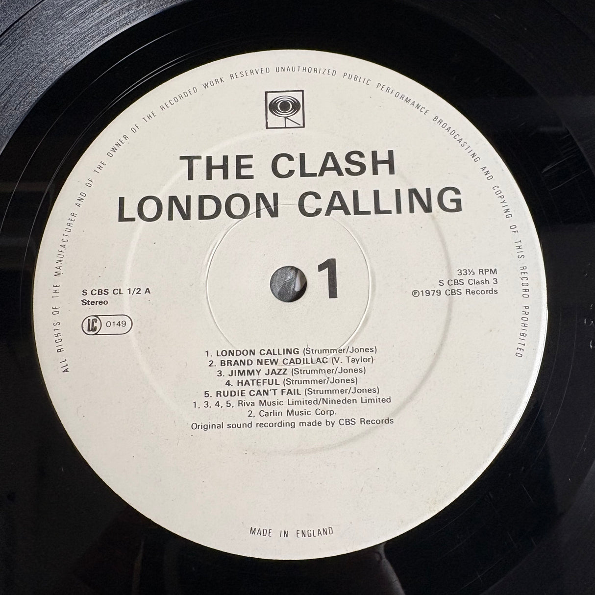 The Clash - London Calling - First Press - VINYL
