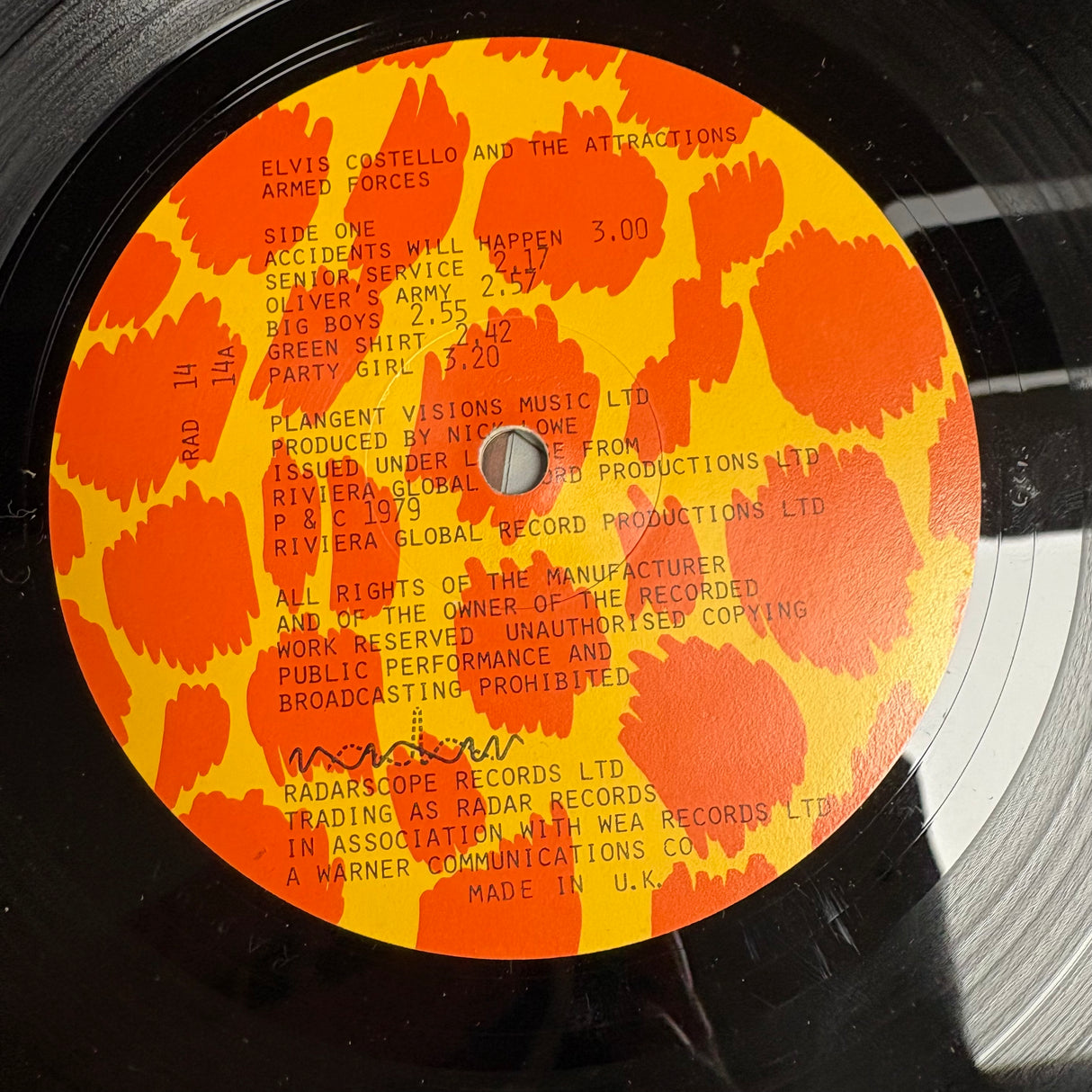 Elvis Costello And The Attractions - Armed Forces - With 7" - Complete - VINYL