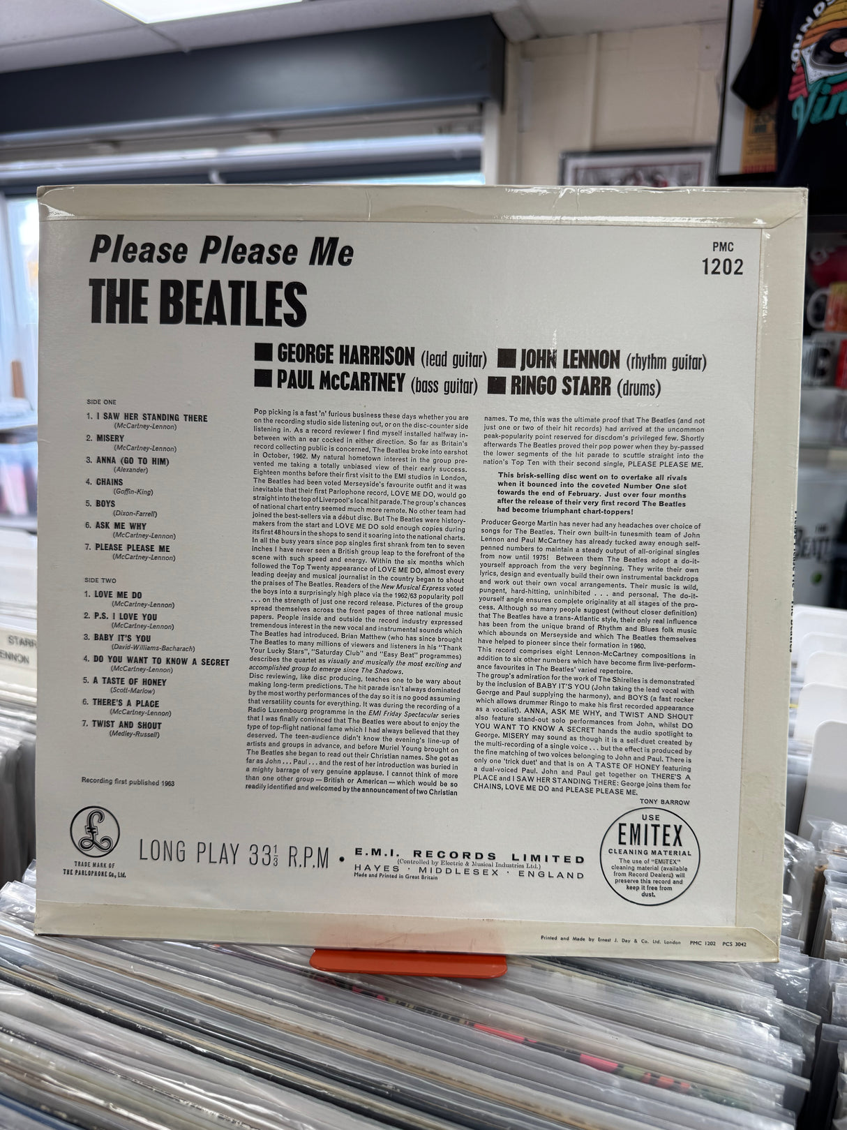 The Beatles - Please Please Me - NM Sleeve/EX Vinyl