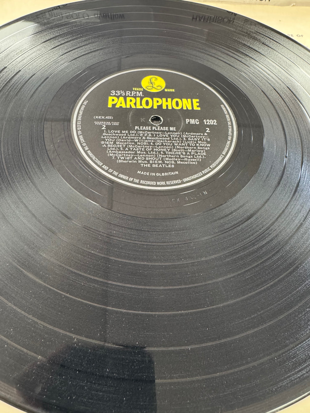 The Beatles - Please Please Me - NM Sleeve/EX Vinyl
