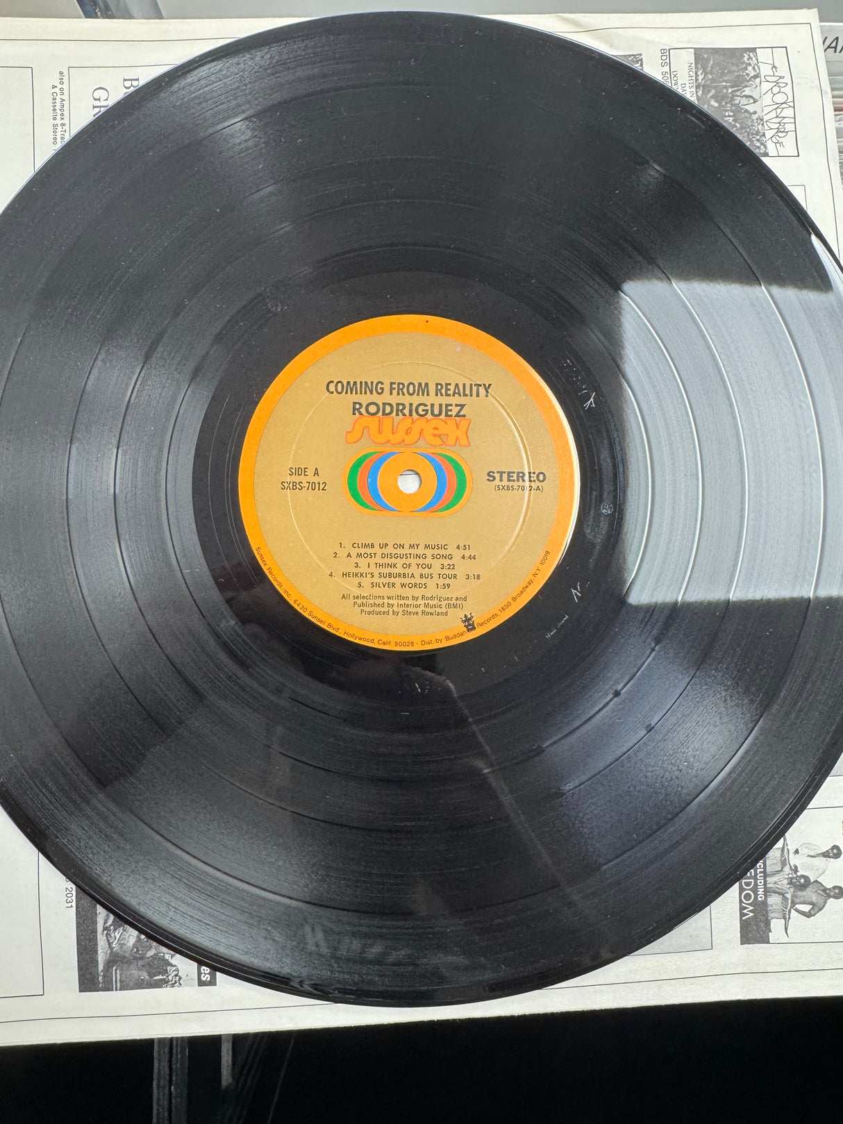 Rodriguez Coming from Reality - Original US 1971 - EX