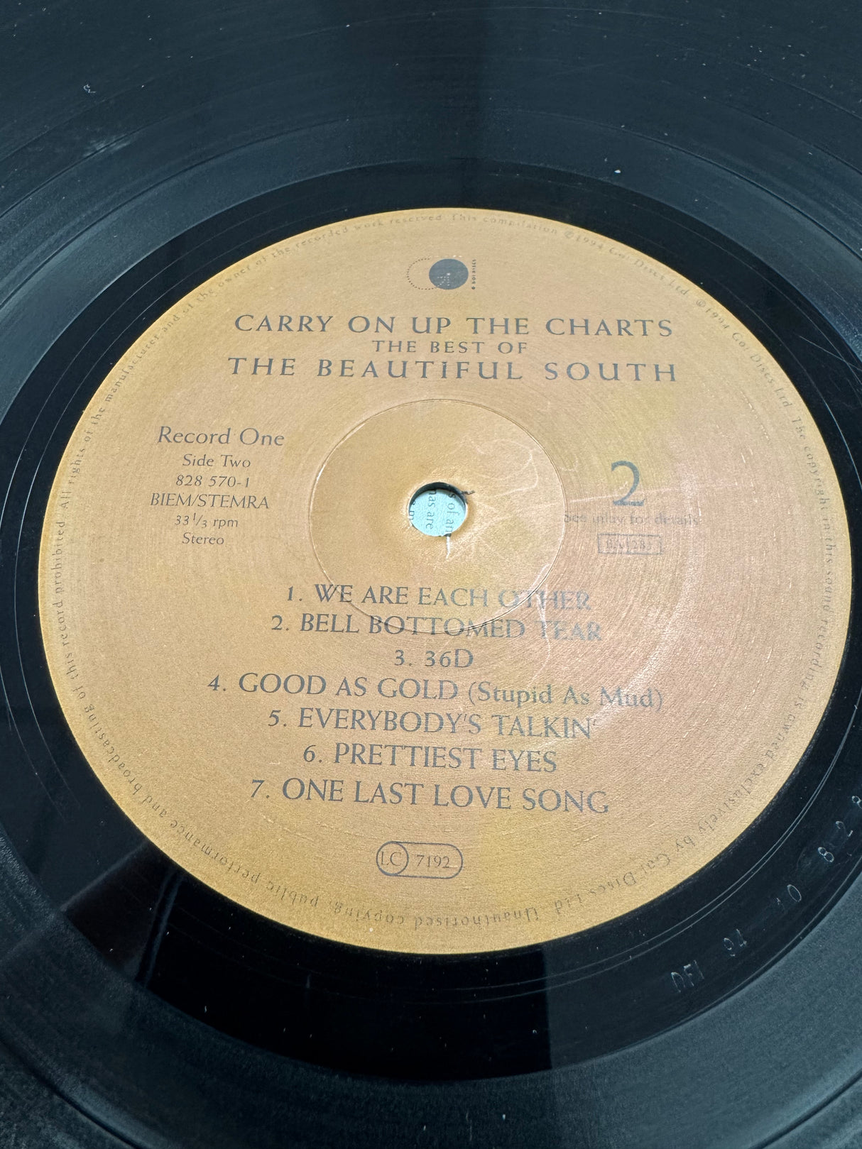 The Beautiful South - Carry on up the Charts - Double LP - Original