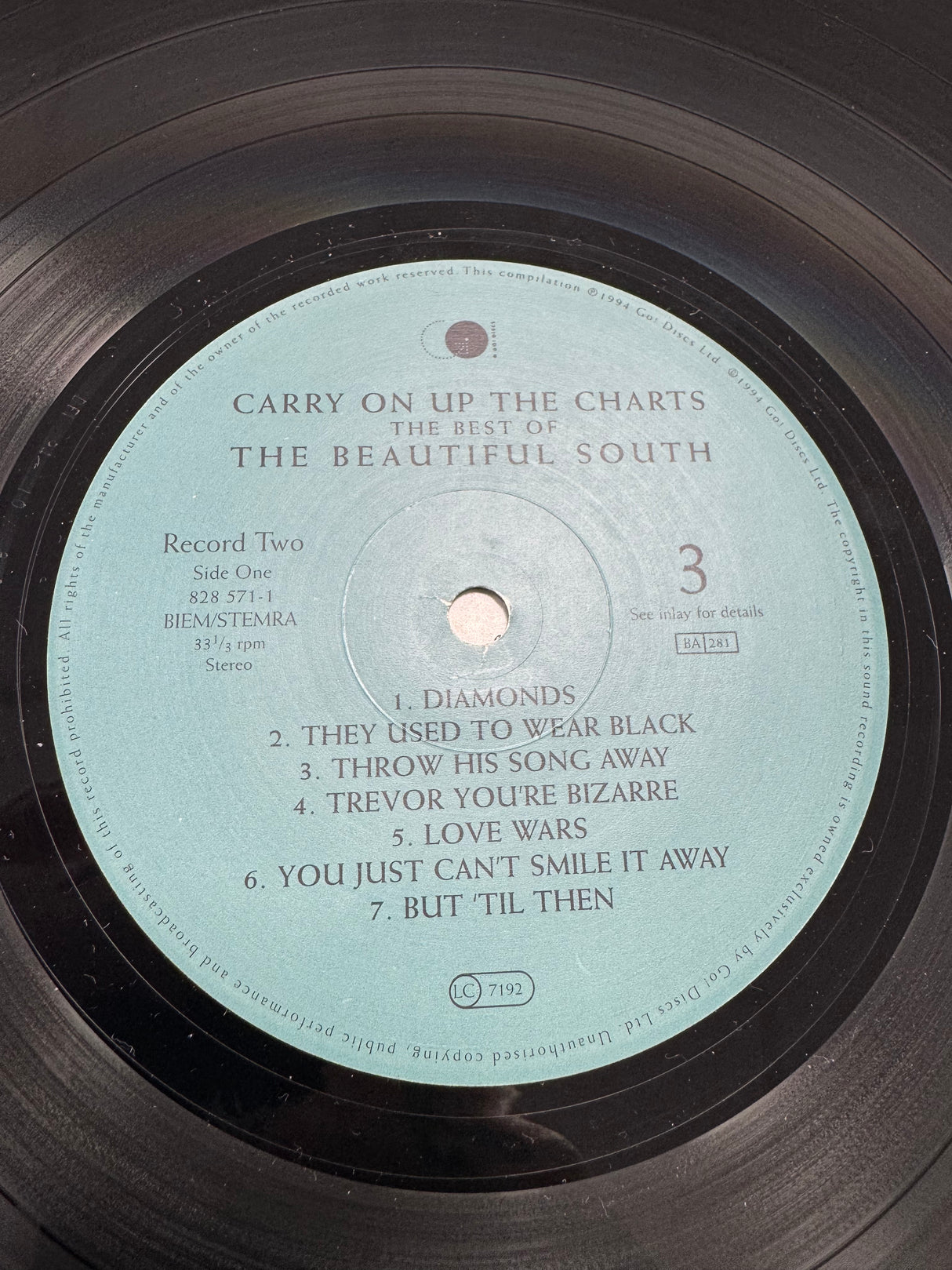 The Beautiful South - Carry on up the Charts - Double LP - Original