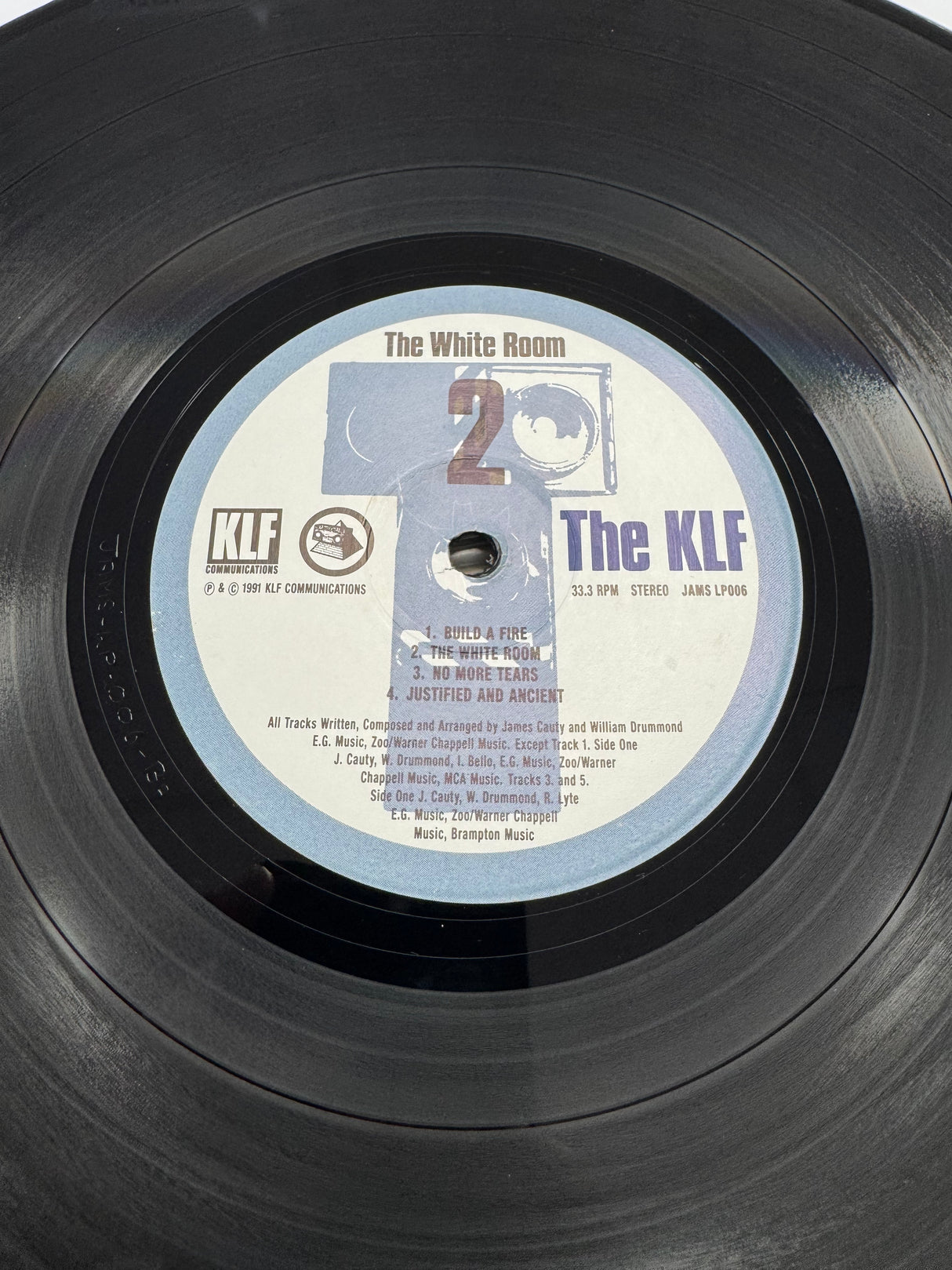 The KLF - The White Room - Original 1991 - EX