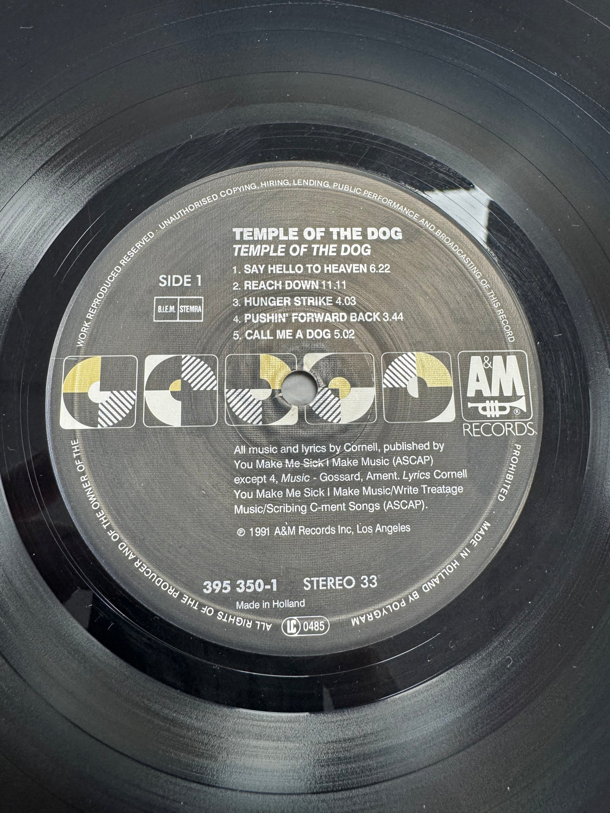 Temple of the Dog - Original 1991 Press - UK/Europe