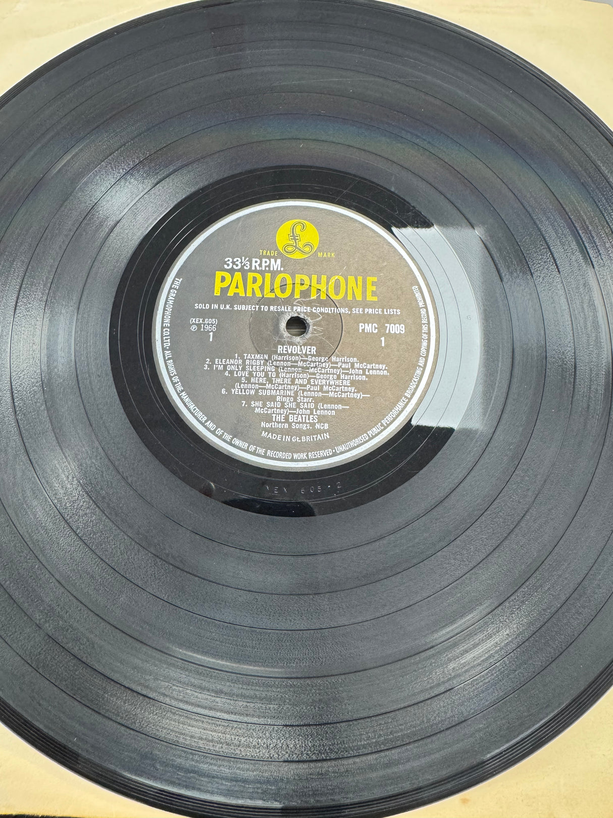 The Beatles - Revolver - Withdrawn XEX-606-1 - First 500 pressed