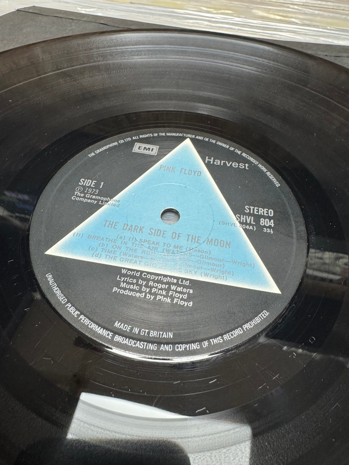 Pink Floyd - The Dark Side of the Moon - Complete First Press - EX