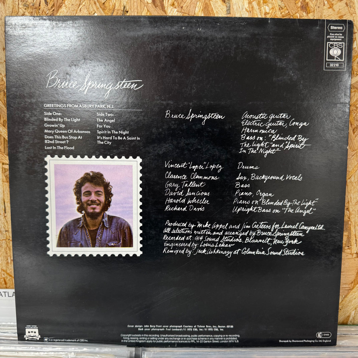 Bruce Springsteen - Greetings from Asbury Park - VINYL