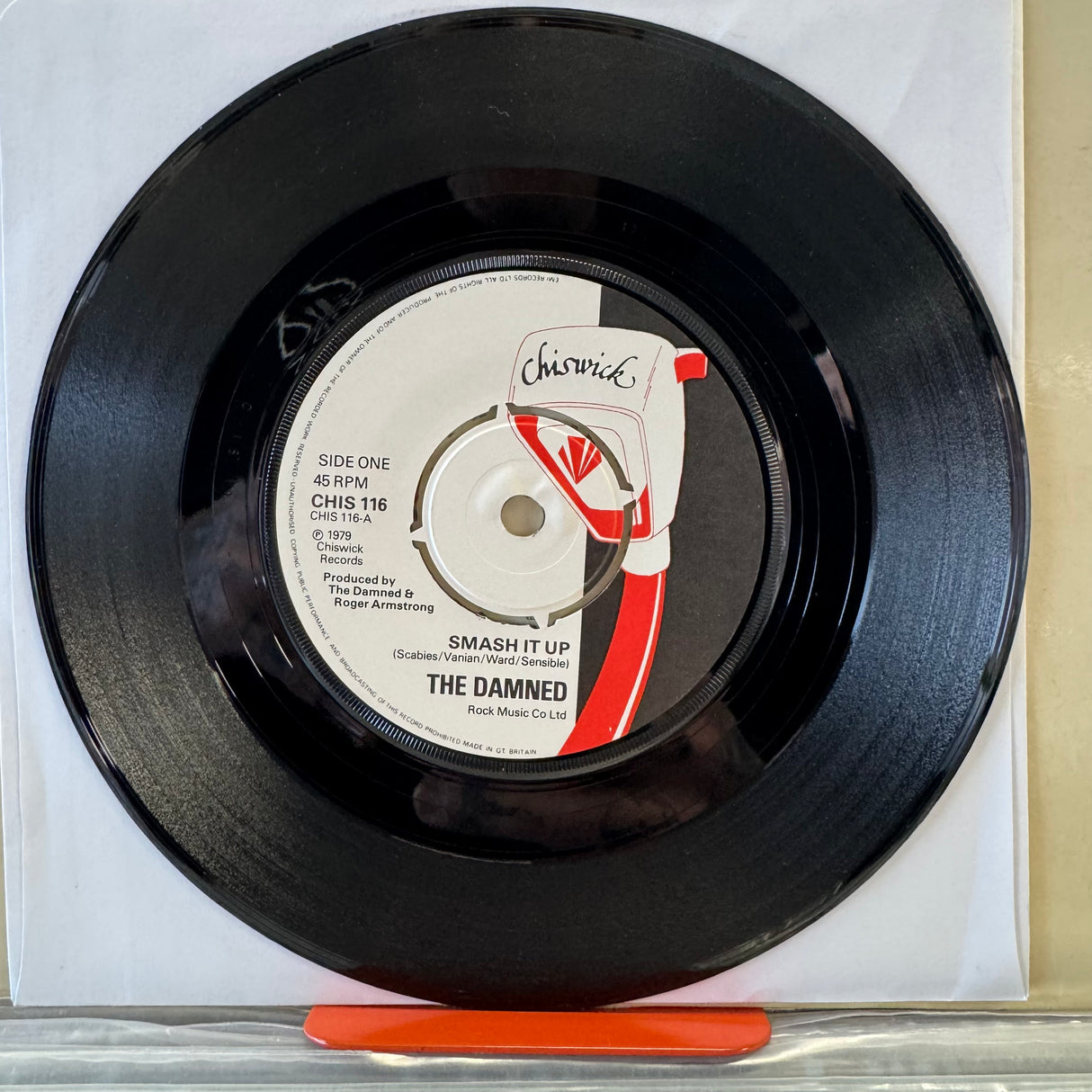 The Damned - Smash it Up (Promo Sleeve)- 7 inch Single - VINYL