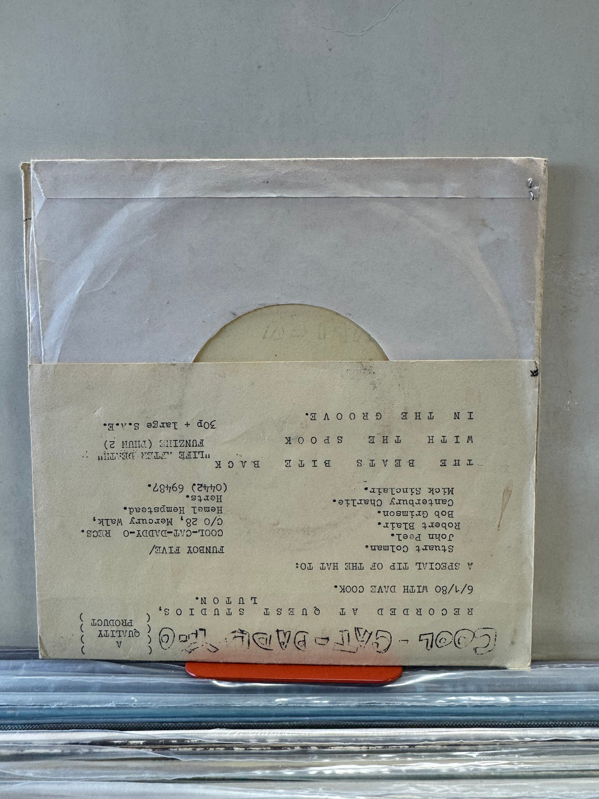 The Funboy Five - Cool Cat Daddy - O - 7 inch Single - VINYL