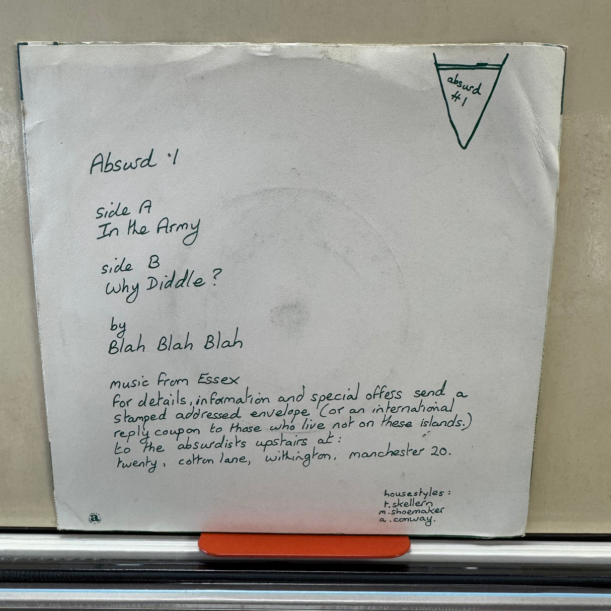 Blah Blah Blah - In The Army - 7 Inch Single - VINYL