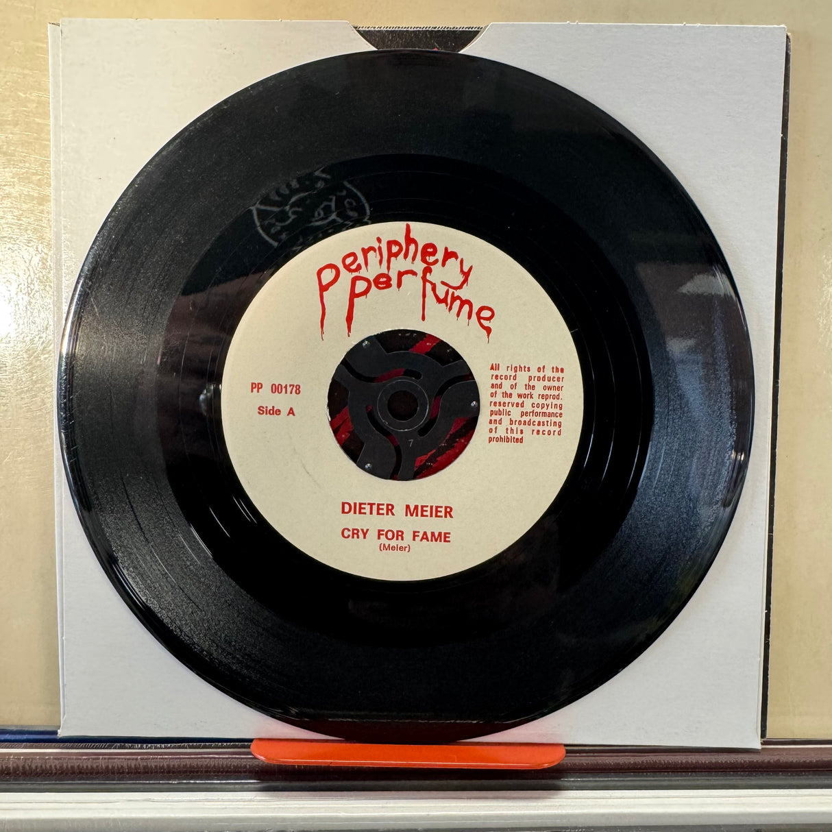 Dieter Meier - Cry For Fame - Swiss - 7 Inch Single - VINYL