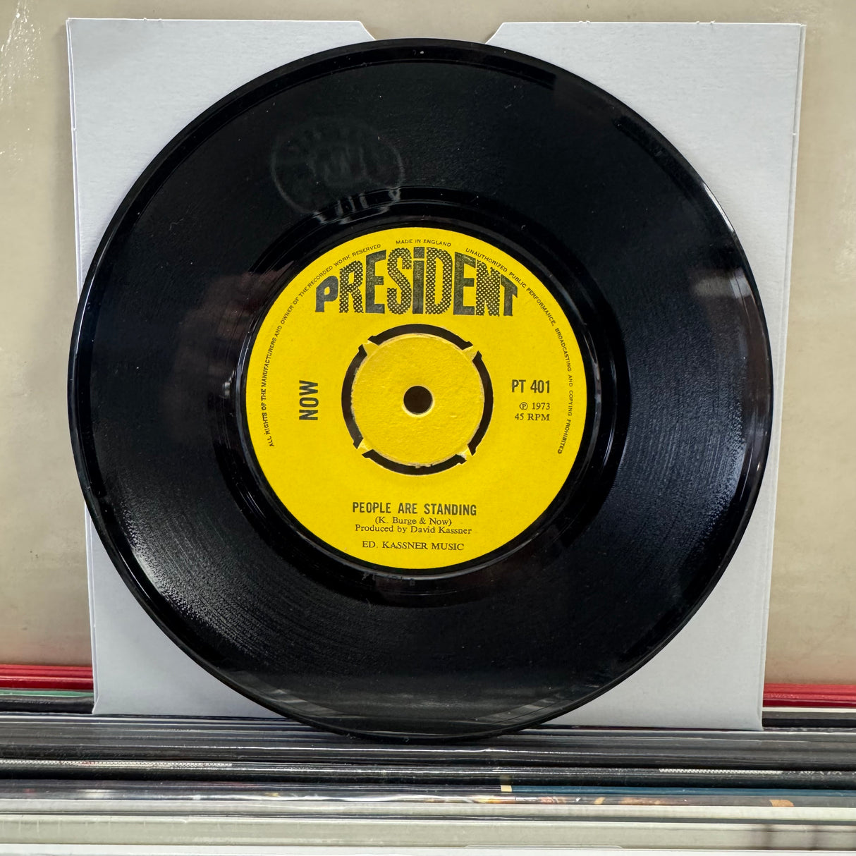 Now - I Wanna Be Free - 'A' Demo - 7 inch Single - VINYL