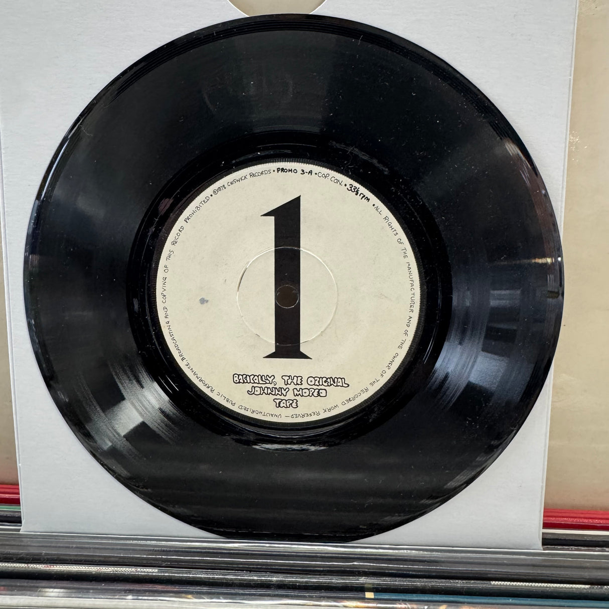 Johnny Moped - Basically, The Original Tape - 7 inch Single - VINYL