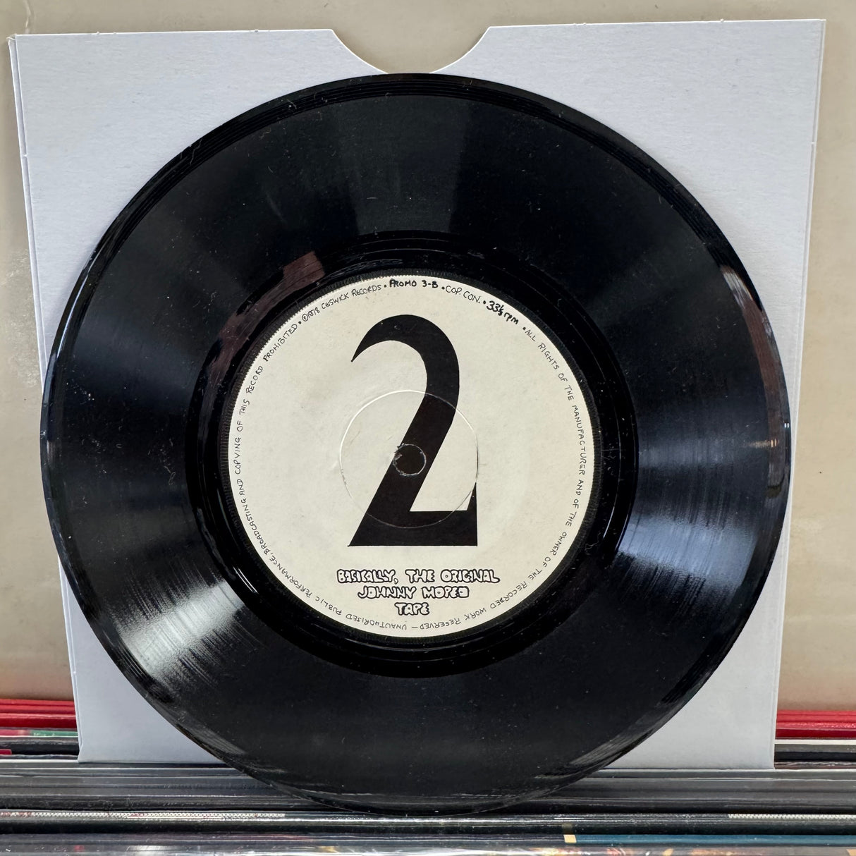 Johnny Moped - Basically, The Original Tape - 7 inch Single - VINYL