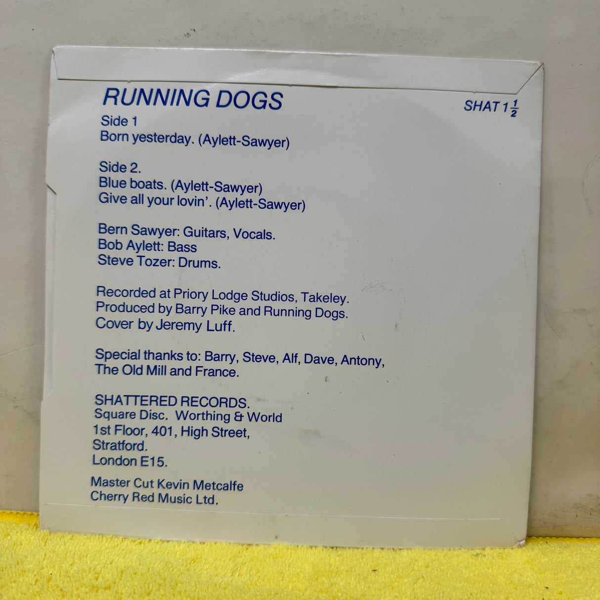 Running Dogs - EP - 7 inch Single - VINYL
