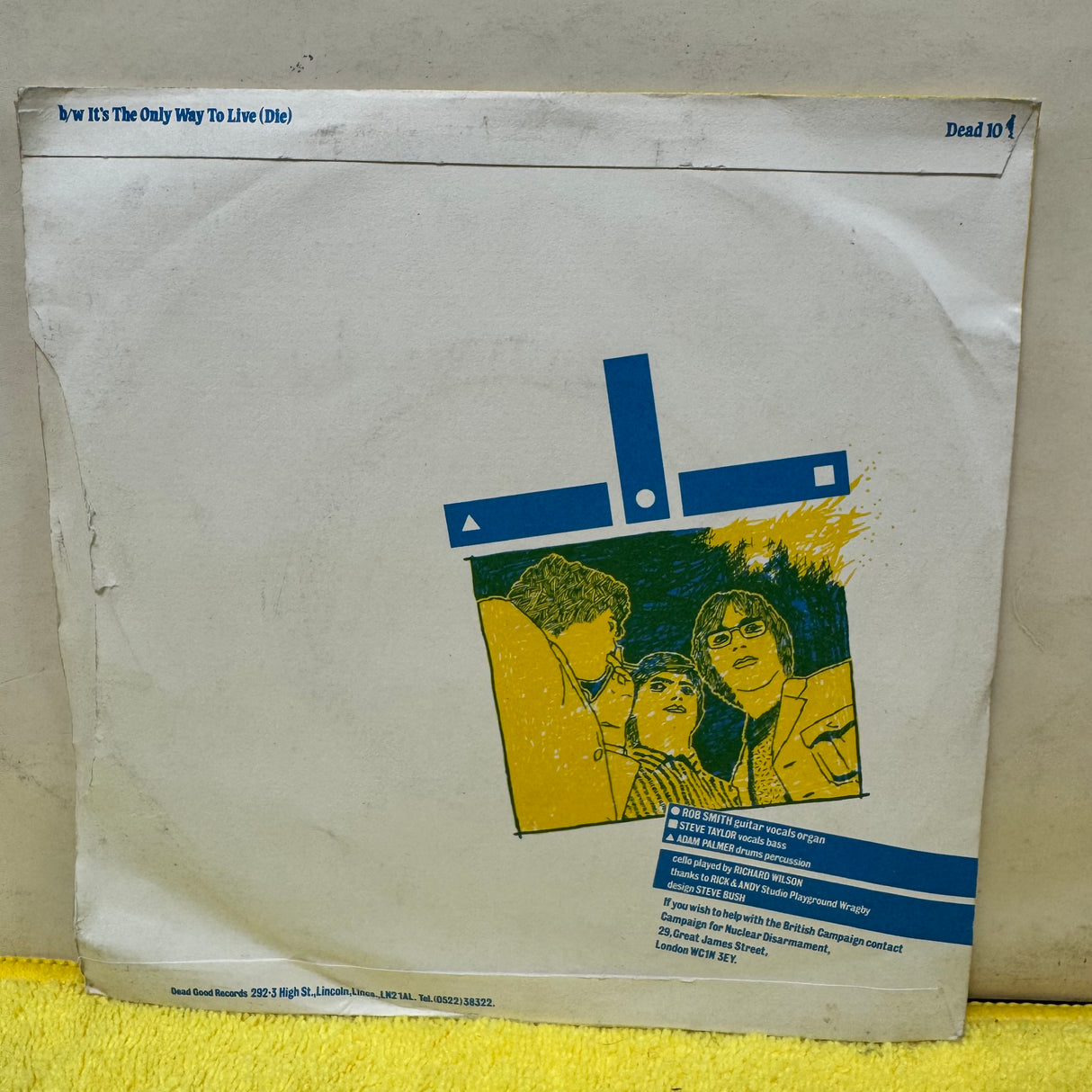 The Cigarettes - Can't Sleep At Night - 7 inch Single - VINYL