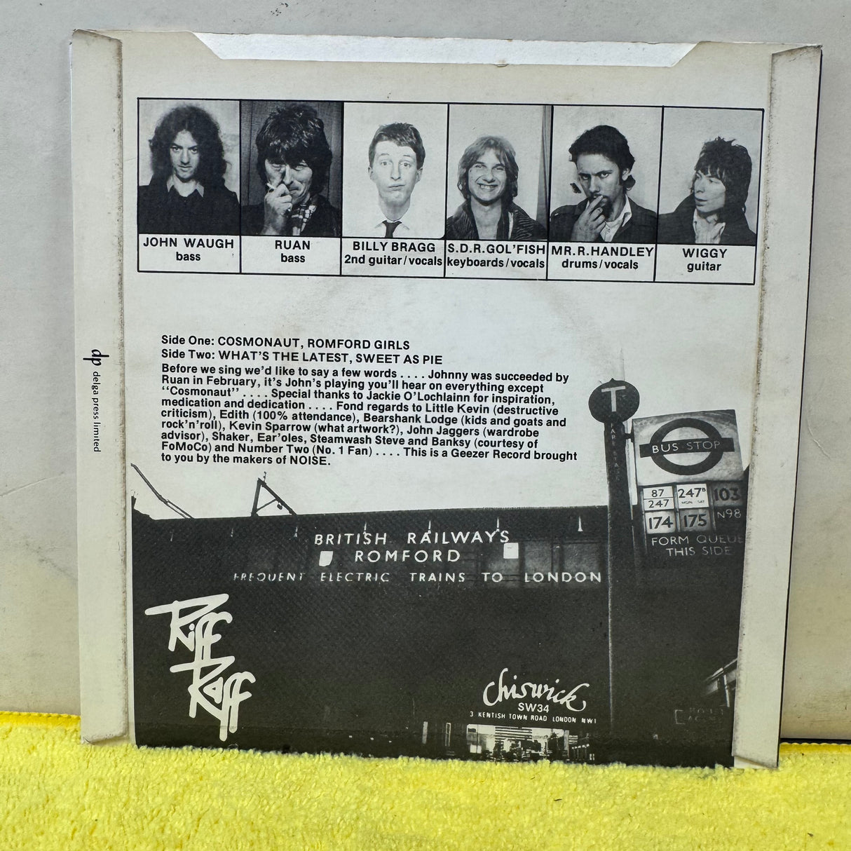 Riff Raff - Cosmonaut - 7 inch Single - VINYL