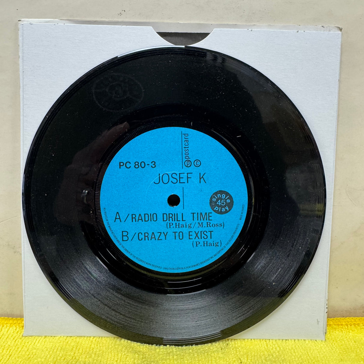 Josef K - Radio Drill Time - 7 inch Single - VINYL