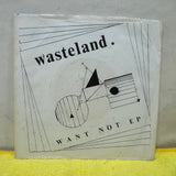 Wasteland - Want Not EP - 7 inch Single - VINYL