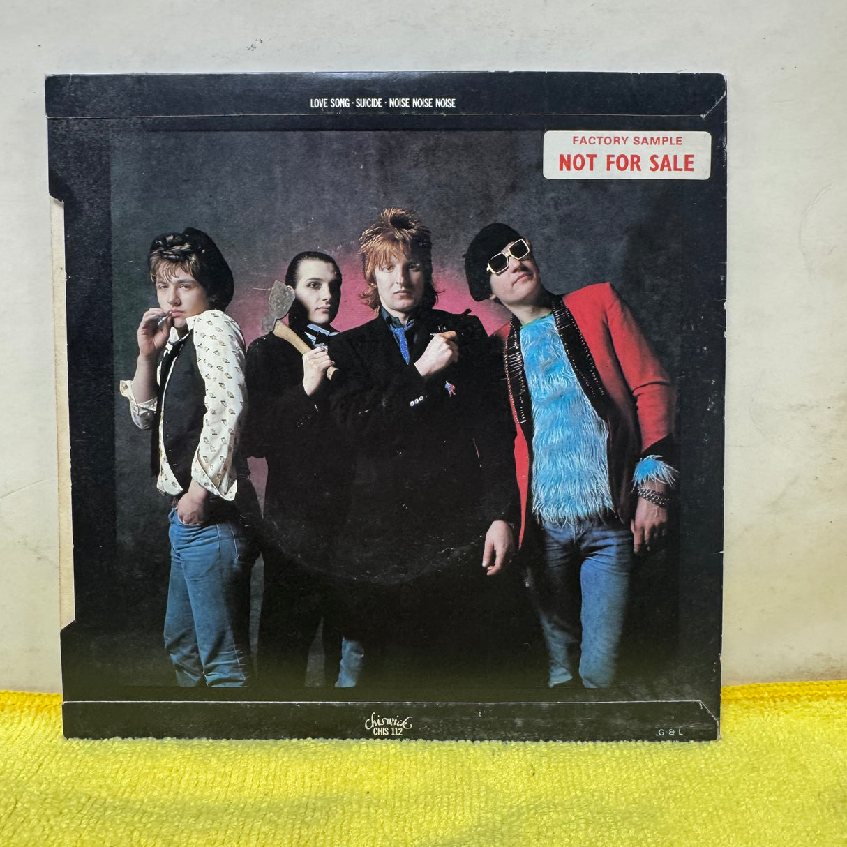 The Damned - Love Song - Factory Sample Sleeve - 7 inch Single - VINYL