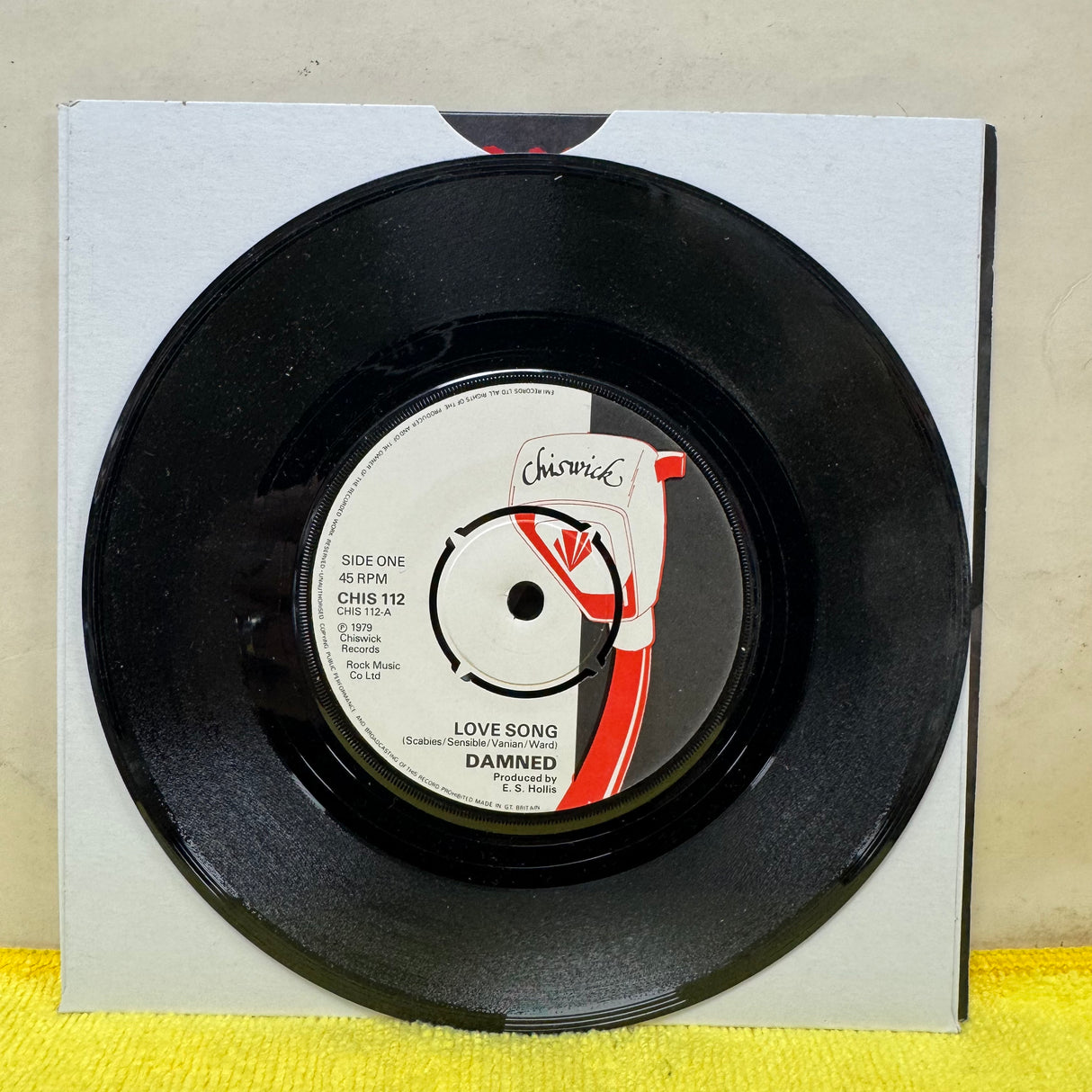The Damned - Love Song - Factory Sample Sleeve - 7 inch Single - VINYL