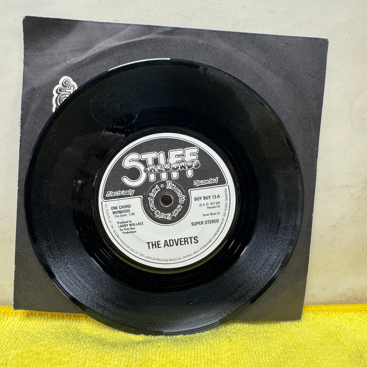 The Adverts - One Chord Wonders - 7 inch Single - VINYL