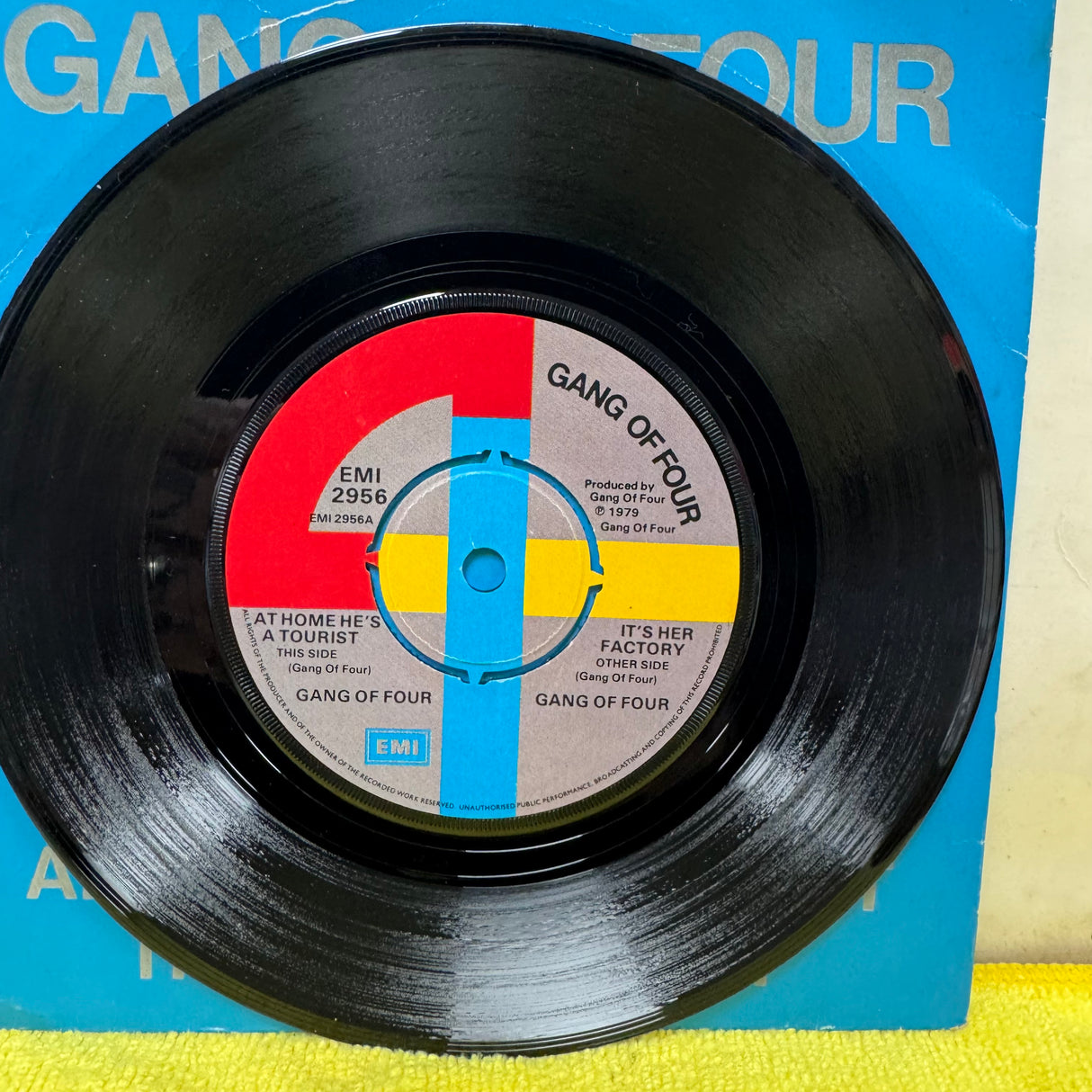 Gang of four - At Home He's A Tourist - Factory Sample - 7 inch Single - VINYL