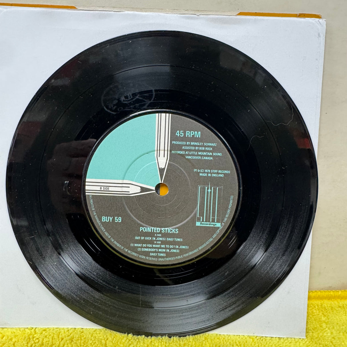 Pointed Sticks - Out Of Luck - 7 inch Single - VINYL