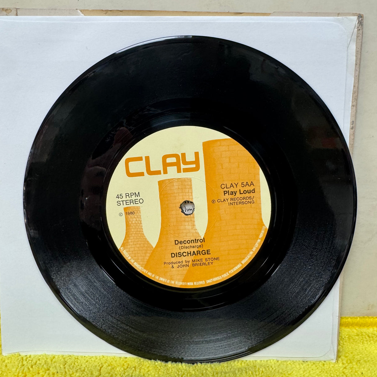 Discharge - Decontrol - First Press - 7 inch Single - VINYL