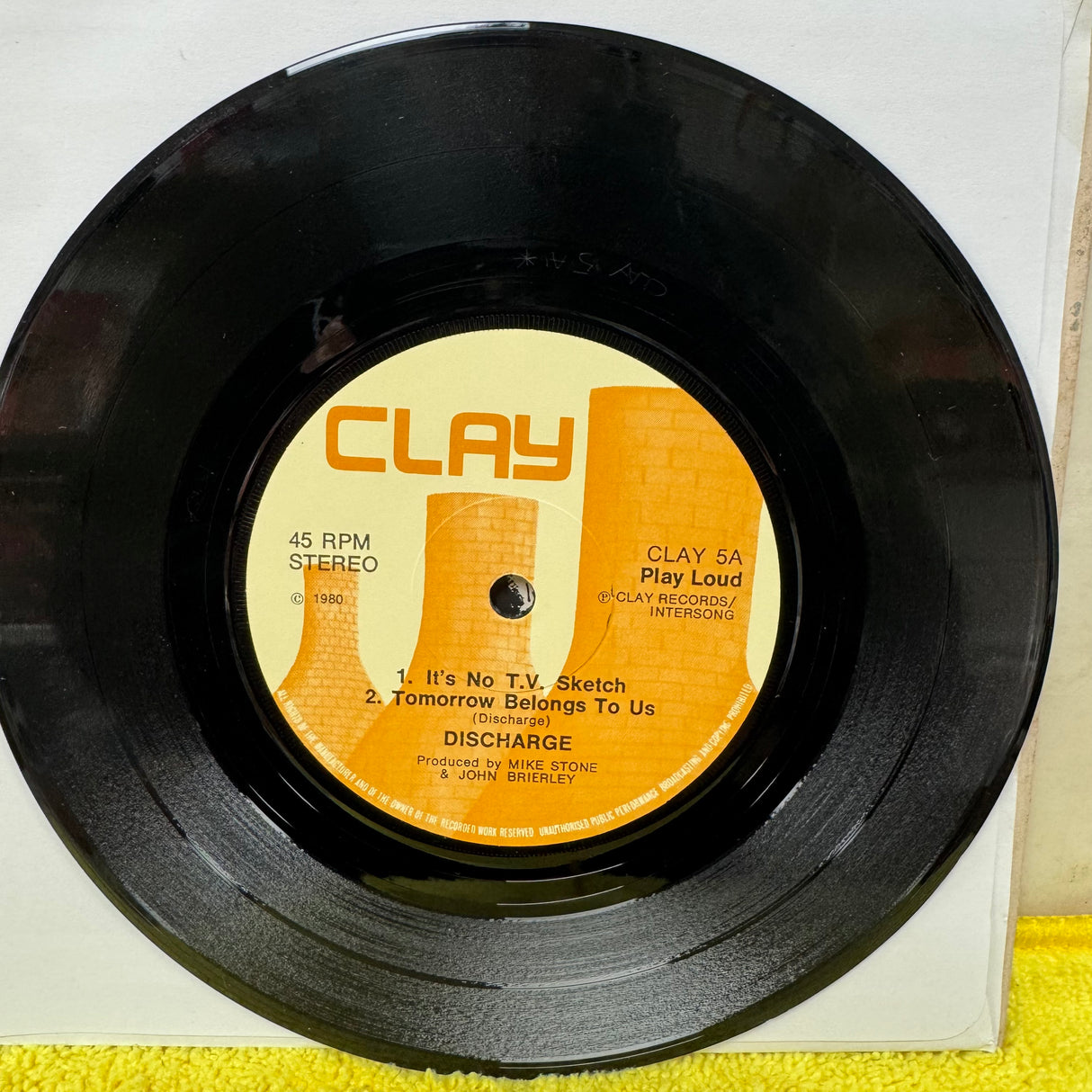 Discharge - Decontrol - First Press - 7 inch Single - VINYL